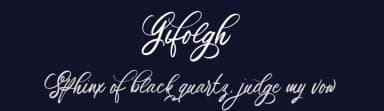 Gifolgh by Colllab Studio — Script Handwritten Font — thumbnail 2