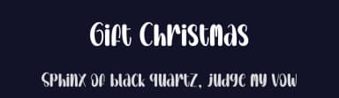 Gift Christmas by Scratchones — Script Handwritten Font — thumbnail 2