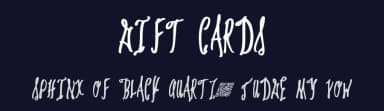 Gift Cards by Xerographer Fonts — Script Handwritten Font — thumbnail 2