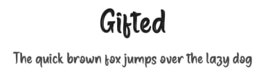 Gifted by productype.com — Script Handwritten Font — thumbnail 1