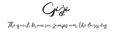 Giji by Vunira Design — Script Handwritten Font — thumbnail 1