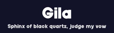 Gila by Khurasan — Sans Serif Font — thumbnail 2