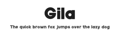 Gila by Khurasan — Sans Serif Font — thumbnail 1