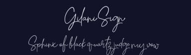 Gilani Sign by Gilar Studio — Script Handwritten Font — thumbnail 2