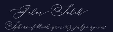 Gilar Saleh by Gilar Studio — Script Handwritten Font — thumbnail 2