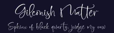 Gilconish Matter by Letterena Studios — Script Handwritten Font — thumbnail 2