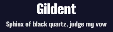 Gildent by Sronstudio — Sans Serif Font — thumbnail 2