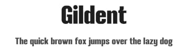 Gildent by Sronstudio — Sans Serif Font — thumbnail 1