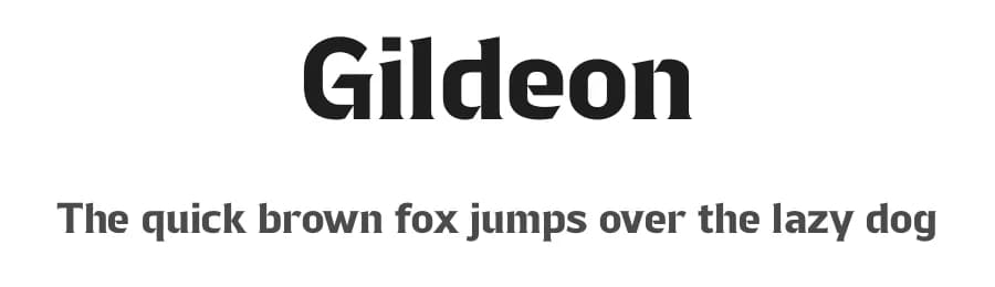 Gildeon by Sronstudio — Serif Font