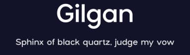 Gilgan by BrandSemut — Sans Serif Font — thumbnail 2