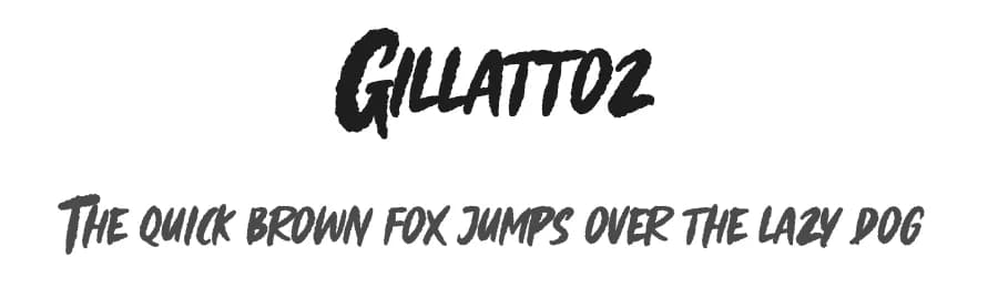 Gillattoz by Weape Studio — Script Handwritten Font