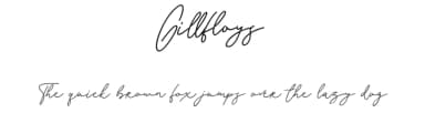 Gillfloys by Maulana Creative — Script Handwritten Font — thumbnail 1
