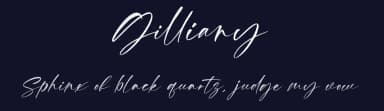 Gilliany by Pen Culture — Script Handwritten Font — thumbnail 2