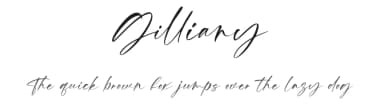 Gilliany by Pen Culture — Script Handwritten Font — thumbnail 1