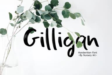 Gilligan Font by Studio_Art —  Font — thumbnail 1