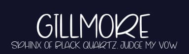 Gillmore by Four Lines — Script Handwritten Font — thumbnail 2