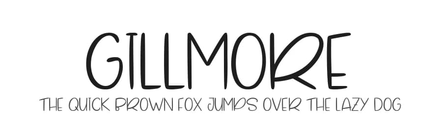 Gillmore by Four Lines — Script Handwritten Font