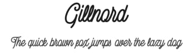 Gillnord by Angin Studio — Script Handwritten Font — thumbnail 1