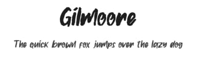 Gilmoore by Kong Font — Script Handwritten Font — thumbnail 1