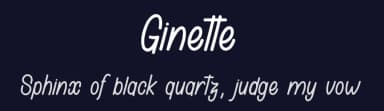 Ginette by dcoxy - Greg Medina — Script Handwritten Font — thumbnail 2