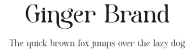 Ginger Brand by Muflieart — Serif Font — thumbnail 1