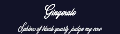 Gingerale by Billy Argel Fonts ® — Script Handwritten Font — thumbnail 2