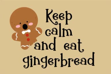 Gingerbread Cake Font by Illustration Ink — Script Handwritten Font — thumbnail 4
