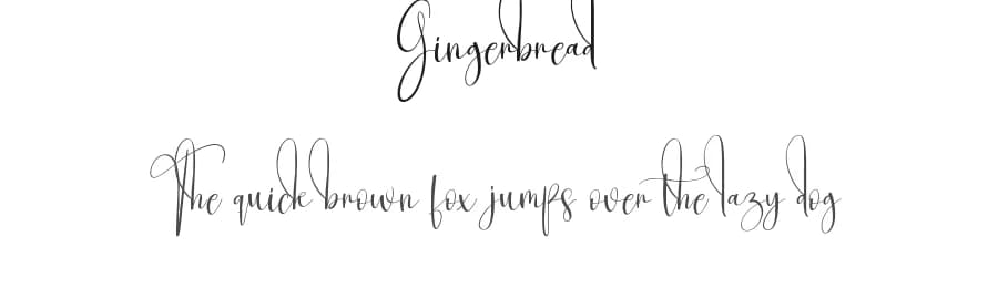 Gingerbread by Scratchones — Script Handwritten Font
