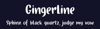 Gingerline by Hanoded — Script Handwritten Font — thumbnail 2