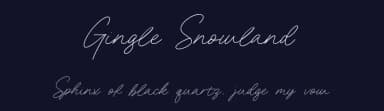 Gingle Snowland by Balpirick Studio — Script Handwritten Font — thumbnail 2