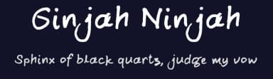 Ginjah Ninjah by FontPanda — Script Handwritten Font — thumbnail 2