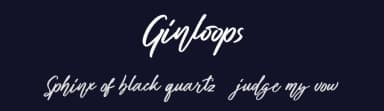 Ginloops by Maulana Creative — Script Handwritten Font — thumbnail 2