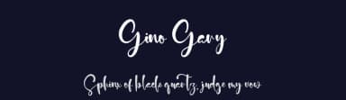 Gino Gary by Vztype Studio — Script Handwritten Font — thumbnail 2