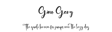 Gino Gary by Vztype Studio — Script Handwritten Font — thumbnail 1