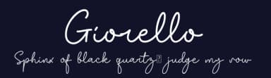 Giorello by www.movefont .com — Script Handwritten Font — thumbnail 2