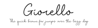 Giorello by www.movefont .com — Script Handwritten Font — thumbnail 1