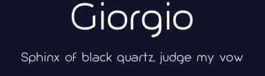 Giorgio by Michael Muranaka — Sans Serif Font — thumbnail 2