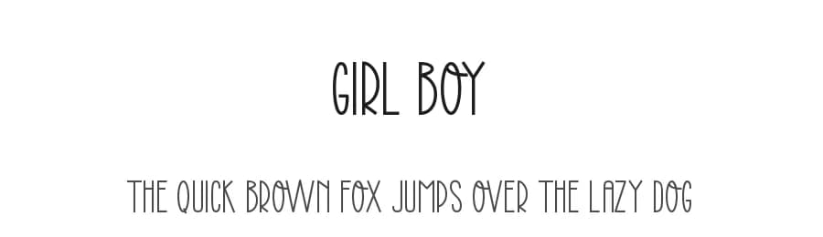 Girl Boy by Danar Nugroho — Script Handwritten Font