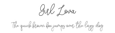 Girl Lova by Ibrahima Studio — Script Handwritten Font — thumbnail 1