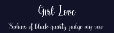 Girl Love by Zane Studio — Script Handwritten Font — thumbnail 2