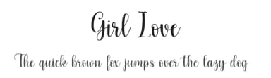 Girl Love by Zane Studio — Script Handwritten Font — thumbnail 1