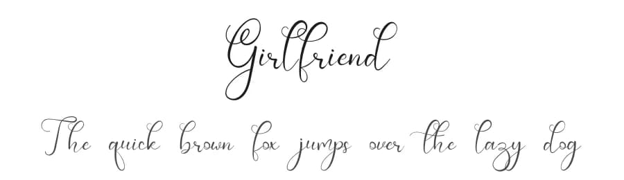 Girlfriend by Erik Studio — Script Handwritten Font