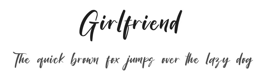 Girlfriend by Inermedia Studio — Script Handwritten Font