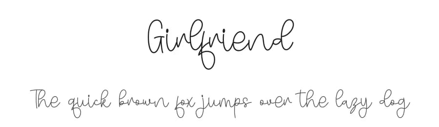 Girlfriend by Nirmala Creative — Script Handwritten Font