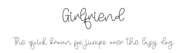 Girlfriend by Nirmala Creative — Script Handwritten Font — thumbnail 1
