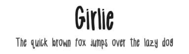 Girlie by M. Thomas — Script Handwritten Font — thumbnail 1