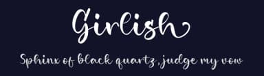 Girlish by Balpirick Studio — Script Handwritten Font — thumbnail 2