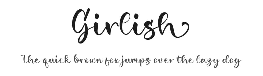 Girlish by Balpirick Studio — Script Handwritten Font