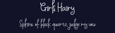 Girls Hairy by Eddy Goodboy — Script Handwritten Font — thumbnail 2