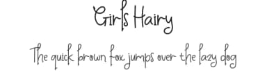 Girls Hairy by Eddy Goodboy — Script Handwritten Font — thumbnail 1